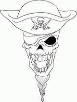 Free Pirate Skulls Coloring Pages Download  sketch template