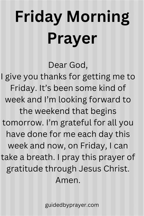 Friday Morning Prayer – Guided by Prayer