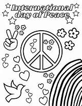International Day Of Peace Coloring Sheet And Writing Prompt  TPT sketch template