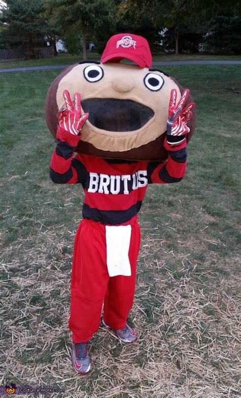 Homemade Brutus Buckeye Costume