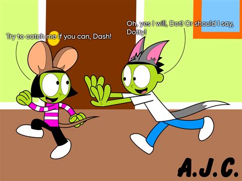 Dash and Dot's play pretend game of cat and mouse by Aldrine-Joseph-25 on Newgrounds