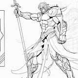 Warrior Coloring Pages sketch template