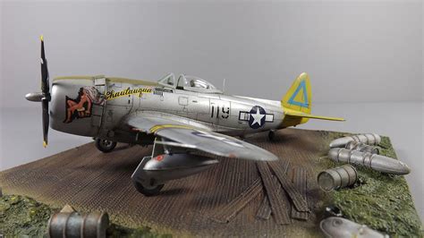P-47D Thunderbolt Plastic Model Airplane Kit 1/72 Scale #04155 by ...