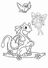 Princess Dragon Coloring Pages sketch template