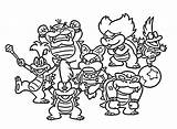 Colouring Colorat Koopalings Kolorowanka Smash Ausmalbilder  sketch template