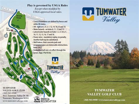 Scorecard - Tumwater Valley Golf Club