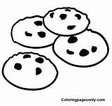 Cookie Coloring Pages  For Kids And Adults sketch template