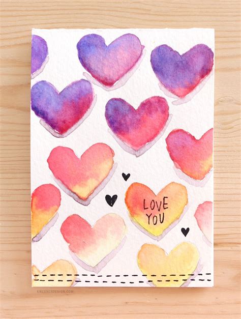 Easy DIY Valentine’s Day Card Made with Minimal Supplies – kwernerdesign blog