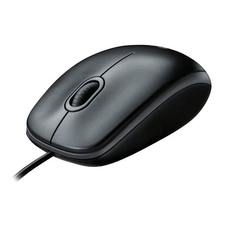 Logitech B100 Corded Mouse, Wired USB Mouse for Computers and Laptops ...