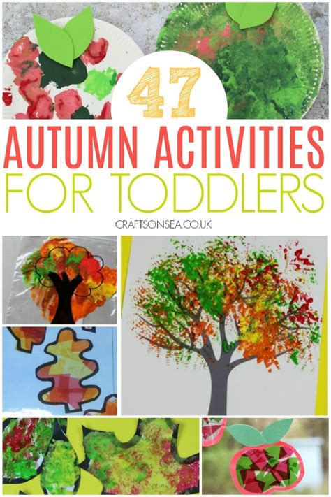 Autumn Activities for Toddlers: 47 Easy and Fun Ideas - Crafts on Sea