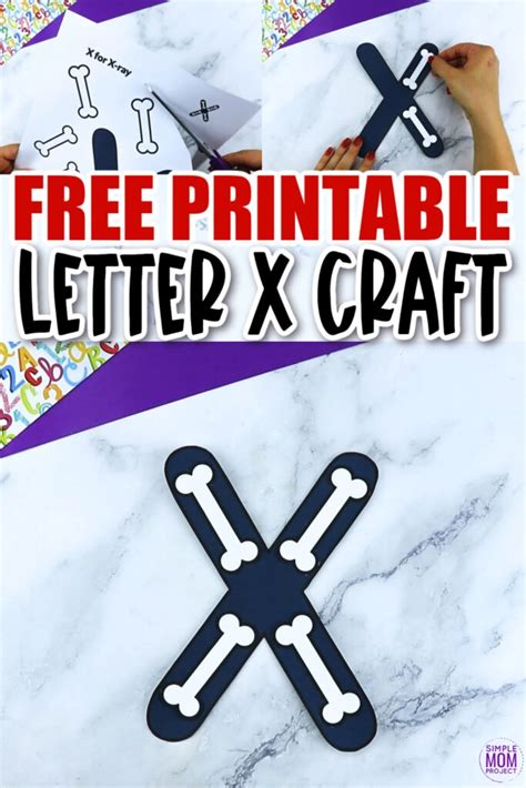 Free Printable Letter X Craft Template - Simple Mom Project