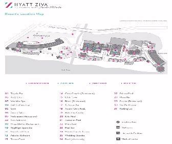 Resort Map | Hyatt Ziva Puerto Vallarta | Puerto Vallarta, Mexico