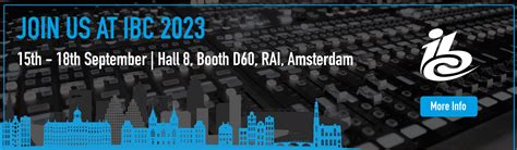 Join us at IBC 2023 - Calrec