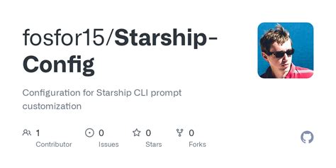 GitHub - fosfor15/Starship-Config: Configuration for Starship CLI ...