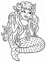 Free Printable Mermaid Coloring Pages For Kids sketch template