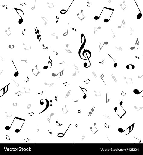 Music notes background Royalty Free Vector Image