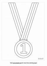 Olympic Medal Coloring sketch template