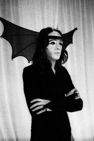 Peter Gabriel in his bat costume during his Genesis Years, early 70's ...