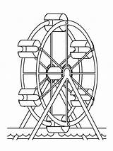 Printable Ferris Wheel Coloring Page  Free Pages sketch template