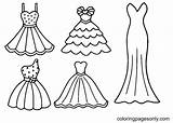 67 Dress Coloring Pages  ColoringPagesOnlycom sketch template