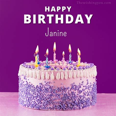 100+ HD Happy Birthday Janine Cake Images And Shayari