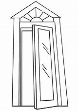 Christmas Door Coloring Page  Free Printable Pages For Kids sketch template