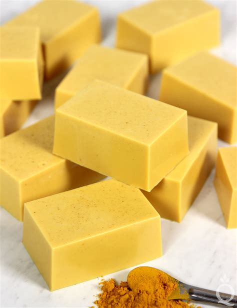 DIY Turmeric Melt & Pour Soap - Teach Soap