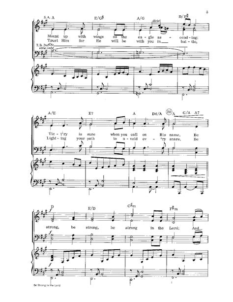 Be Strong in the Lord (SATB ) arr. Tom Fettke| J.W. Pepper Sheet Music