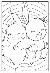 Lets Go Pikachu And Eevee Pokemon Coloring Pages For Kids To  sketch template