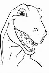 Printable Dinosaur Coloring Page sketch template