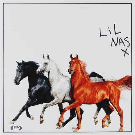 Lil Nas X Signed 12x12 Old Town Road Album Cover (PSA Hologram) | Pristine Auction