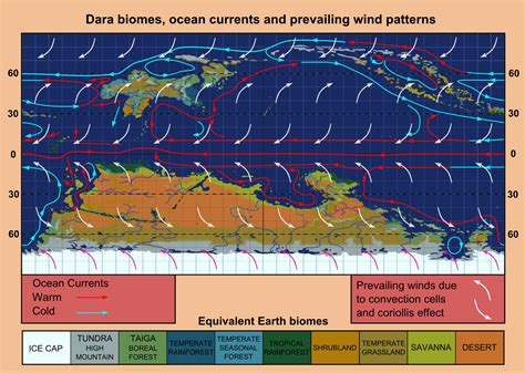 Biomes, ocean currents and prevailing winds map by Ponentguy on DeviantArt