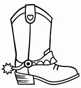 Cowboy Boots And Hat Coloring Pages sketch template
