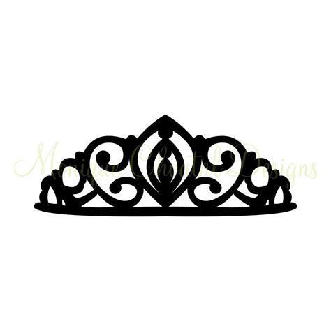 Crown Template: Minnie Mouse with a Crown SVG File