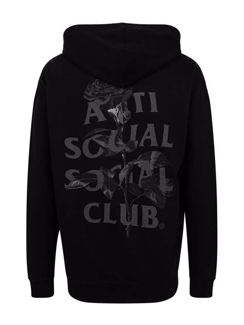 Anti Social Social Club The Ghost Of You And Me Hoodie In Black | ModeSens