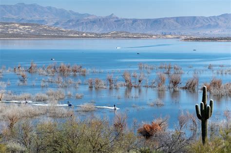 Photos: Roosevelt Lake and Dam, Arizona, February 2021