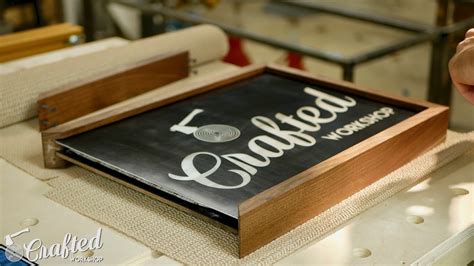 How To Build A DIY Light Box Sign with LASERS! — Crafted Workshop