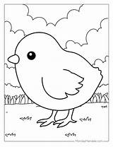 Chicken Coloring Stencil Printable Pages Stencils Color Clipart Coop  sketch template