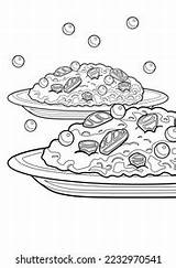 Rice Coloring Page sketch template