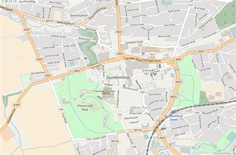 Dunfermline Map Great Britain Latitude & Longitude: Free Scotland Maps