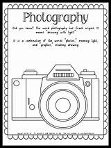 FREE PRINTABLE Photography Coloring Page With Fun Facts  Free sketch template