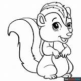 Skunk Coloring Page  Easy Drawing Guides sketch template