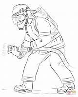 Fireman coloring Page  Free Printable Coloring Pages sketch template