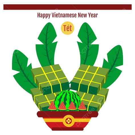 Vietnamese Tet PNG Picture, Vietnamese New Year Tet 06, Traditional Vietnam, Watermelon, Newyear ...
