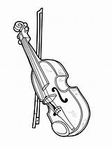 Violin Parts Coloring Pages sketch template