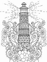 Lighthouse coloring pages For Adults  Free Download And Print sketch template