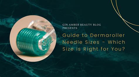 A Guide to Dermaroller Needle Sizes - Which One is Right For You? – Gin ...