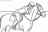 Dressage Horse Coloring Pages sketch template
