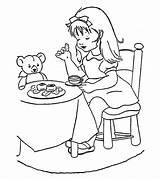 Goldilocks And The 3 Bears Coloring Pages sketch template