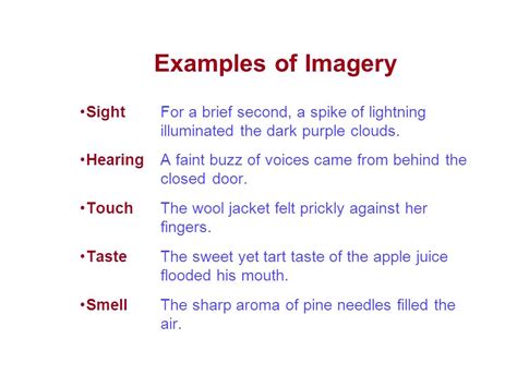 Imagery Types Of Imagery Figure Of Speech Examples Of, 57% OFF